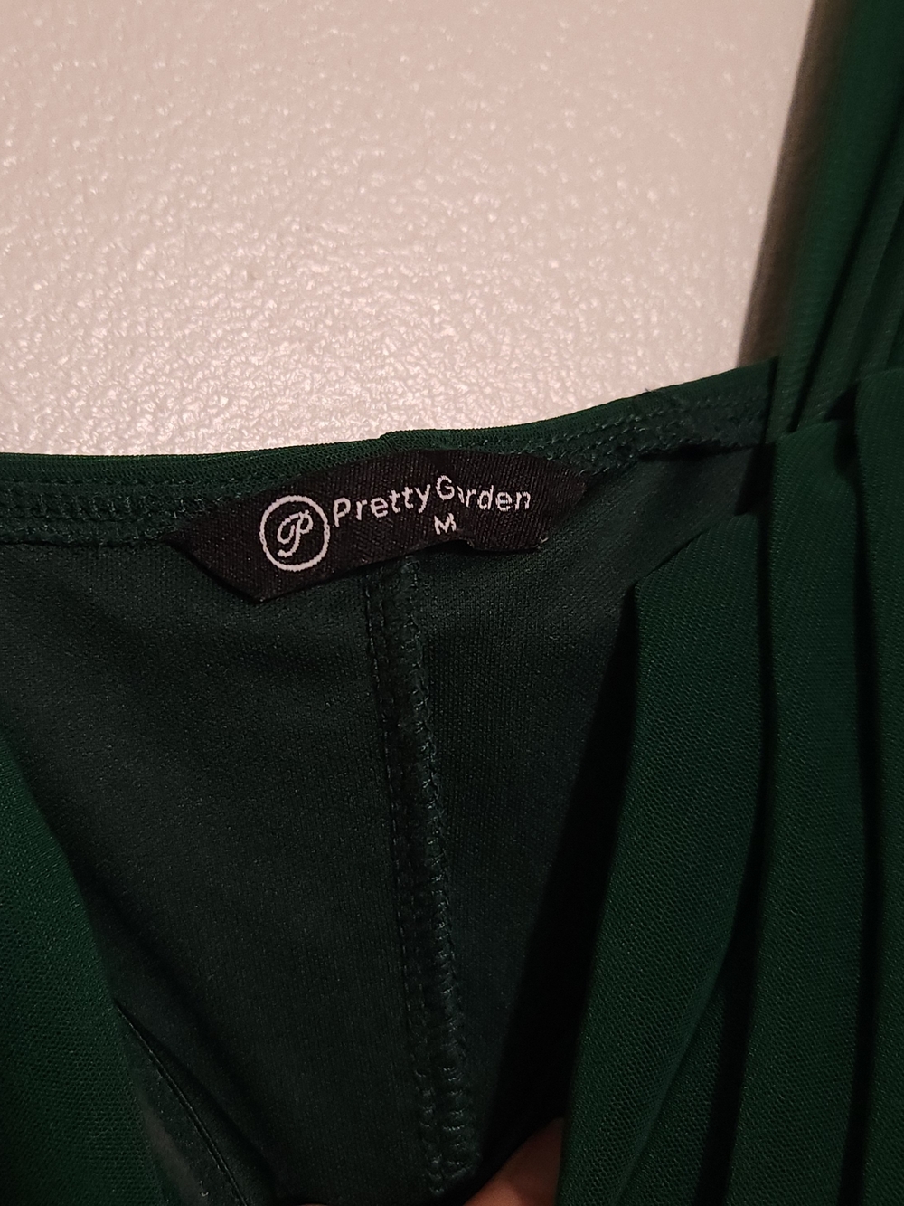Green Ruched Mesh Bodycon Dress - Picture 4 of 5